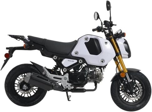 HHH 125cc Motorcycle Bike Vroom 125 Street Scooter 125cc Motorcycle Gas Bike, Scooter with Big Headlights (Blue) - Large in Saudi Arabia