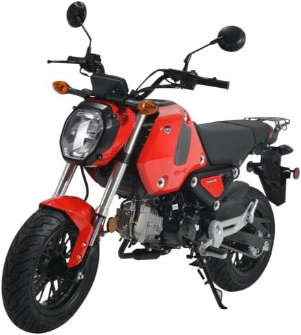 HHH 125cc Motorcycle Bike Vroom 125 Street Scooter 125cc Motorcycle Gas Bike, Scooter with Big Headlights (Blue) - Large in Saudi Arabia