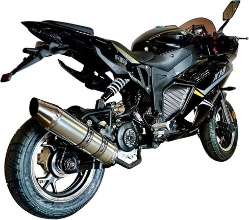 Venom x18 50cc Ninja Motorcycle، سكوتر الدراجة البخارية، RX1 أوتوماتيكي، إطارات مقاس 12 بوصة معتمدة من DOT، ممتص الصدمات الهيدروليكي، محرك GY6، لا يتطلب ترخيص دراجة نارية، جودة عالية in Saudi Arabia