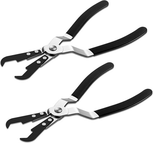 قطعتان من كماشة مشبك مقبض الباب، أداة إزالة حواف لوحة تشكيل الزجاج الأمامي، لفافات النوافذ مقاس 8.5 بوصة ومزيل مشبك القولبة للإصلاح الداخلي للسيارات، تركيب الراديو، إصلاح الأثاث in Kuwait