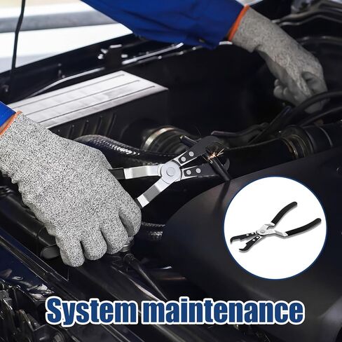 قطعتان من كماشة مشبك مقبض الباب، أداة إزالة حواف لوحة تشكيل الزجاج الأمامي، لفافات النوافذ مقاس 8.5 بوصة ومزيل مشبك القولبة للإصلاح الداخلي للسيارات، تركيب الراديو، إصلاح الأثاث in Kuwait