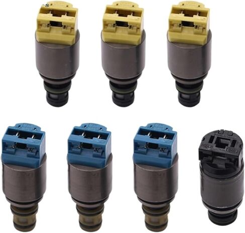 7 قطعة/المجموعة مجموعة الملف اللولبي ناقل الحركة ZF 6HP19 6HP26 6HP32 متوافق مع BMW Audi Ford 1068298044 in Saudi Arabia