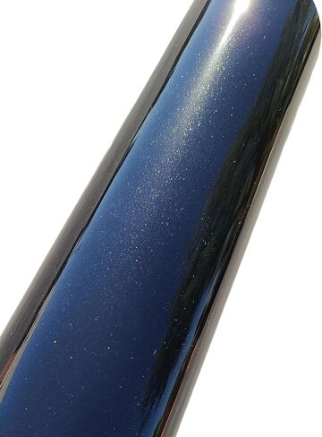 Gloss Black Gold Silver Metallic Paint Protection TPH Shield Bra PPF Car Vehicle Film (Black, 1FT x 5FT) in Kuwait