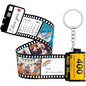 سلسلة مفاتيح SOUFEEL Film Roll Keychain مخصصة مع صورة شخصية لهدايا بكرة ذاكرة الكاميرا لذكرى عيد الميلاد in Kuwait