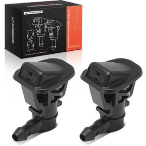 A-Premium Front Windshield Washer Nozzles Compatible with Jeep JK Series Wrangler 2013-2017, Wrangler JK 2018, Spray Jet Kit, Left & Right Side, Set of 2 in Kuwait