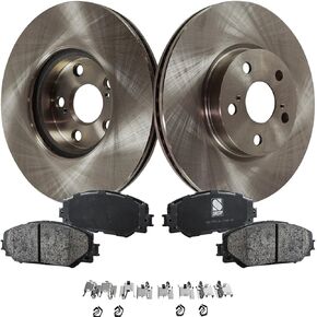 طقم قرص الفرامل والوسادة البديلة يناسب Scion xD 2011-2012 Front 1.8L in Kuwait