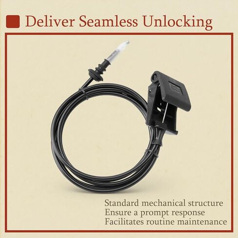كابل تحرير غطاء المحرك 912-070 متوافق مع Toyota Prius 2004 2005 2006 2007 2008 2009 كابلات تحرير مزلاج الغطاء الأمامي مع استبدال المقبض 53630-47030 5363047030 912070 in Kuwait