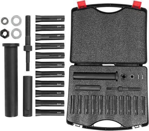 95400 in-Line Dowel Pin Puller Master Set Dowel Dismantling Tools Easily Remove Dowel Pin Puller Sets Includes Both SAE and Metric Collets in Saudi Arabia
