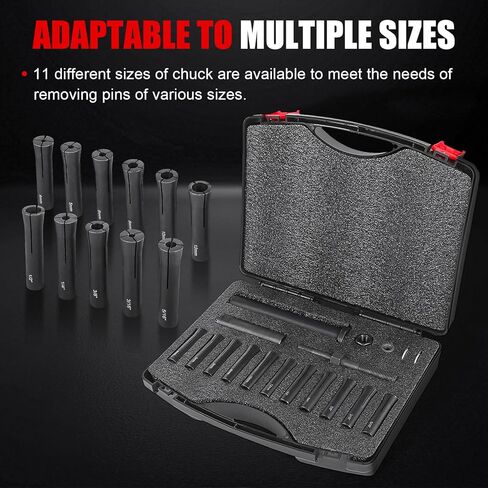 95400 in-Line Dowel Pin Puller Master Set Dowel Dismantling Tools Easily Remove Dowel Pin Puller Sets Includes Both SAE and Metric Collets in Saudi Arabia