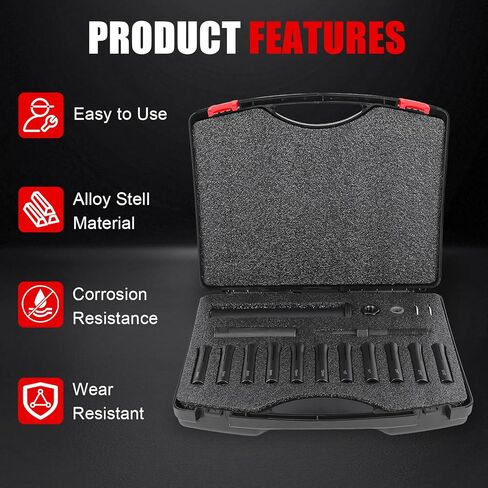 95400 in-Line Dowel Pin Puller Master Set Dowel Dismantling Tools Easily Remove Dowel Pin Puller Sets Includes Both SAE and Metric Collets in Saudi Arabia