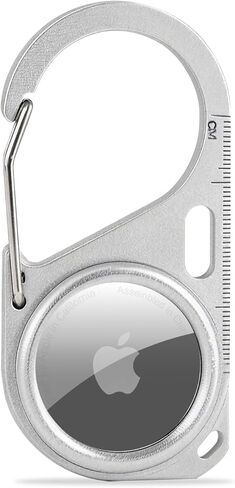 سلسلة مفاتيح حامل AirTag، حافظة Airtag واقية مع حلقة معدنية، حافظة Airtag مقاومة للصدمات للغاية مع مشبك زنبركي، ملحق Airtag للمفاتيح والحيوانات الأليفة والأمتعة وحقائب الظهر in Kuwait