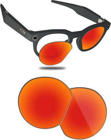 Polarized Lense Replacement Compatible with Oakley Meta HSTN OW8002 51mm Sunglass, Impact Resistant & Perfect Fit in Kuwait