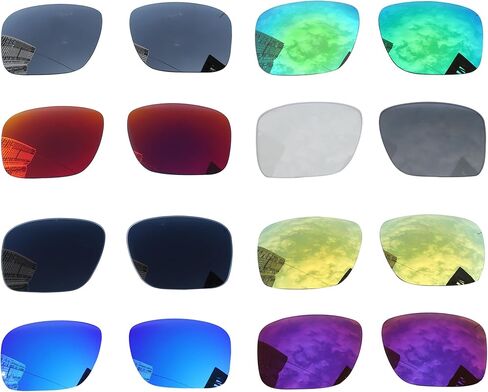 Acefrog 8 Pairs Polarized Replacement Lenses for Oakley Holbrook OO9102 Sunglasses, Perfectly Fit, Anti-scratch, Shatterproof, Value Pack in Kuwait