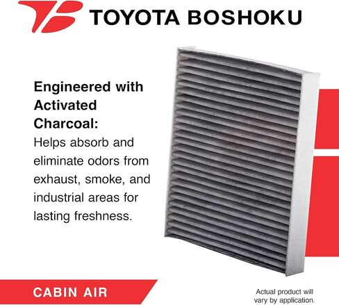 Toyota Boshoku (TB) Cabin Air Filter, Engineered as Direct Replacement of 87139-58010 Fits 2018-2024 Toyota Camry 2.5L GAS; 2018-2026 Camry 2.5L HYBRID; 2016-2022 Lexus RX350 3.5L GAS in Kuwait