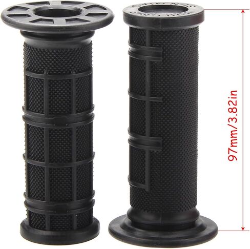 TTR50 Grips, 3/4 Handlebar Grips for TTR50 TT-R50 TT-R50E Kid Bikes 3/4" Half-Waffle Handle Bar Soft Grip Throttole Tube Accessories with Tube (Black) in Saudi Arabia