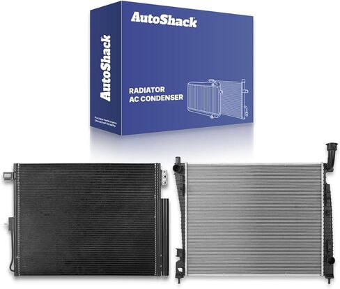 استبدال مكثف مكيف الهواء المبرد من AutoShack لـ 2011-2023 دودج دورانجو 2011-2021 جيب جراند شيروكي 2-PC in Kuwait