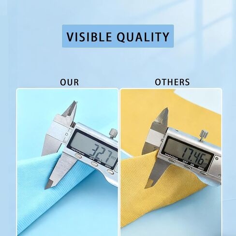 حقيبة كبيرة بسحاب مع مقبض، تخزين مستندات قابلة للطي بحجم A4، حقيبة بسحاب للمجلة مقاس 15 بوصة × 11 بوصة، حقيبة منظمة للمستندات واللوازم الفنية والسفر - متينة ومقاومة للماء وخفيفة الوزن (أزرق) in Kuwait