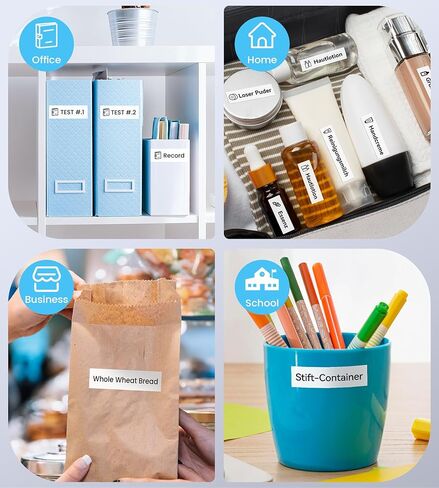 شريط أبيض مصفح 18 مم 0.7 بديل لشريط صانع الملصقات Brother TZe-241 متوافق مع P-Touch TZ TZe 3/4 بوصة أسود على أبيض TZE241 لـ PT-D400 PTD410 PTD600 PT-D610BT عبوات Wonfoucs، 4 عبوات in Kuwait