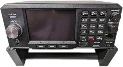 حامل مكتب بزاوية غير قابلة للانزلاق للماسح الضوئي Uniden SDS200 (الراديو غير متضمن)، حامل مكتب أسود لجهاز Uniden SDS200 in Kuwait