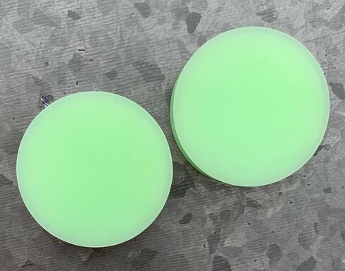 PAIR of Unique Glow in the Dark Solid Silicone Double Flare Plugs - Tunnels - Body Jewelry - Gauges up to 2"! in Saudi Arabia