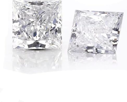 LOTUSMAPLE 0.025 to 1.0Carat Princess cut lab grown diamond handmade color DE clarity VVS 3EX cut square shape small fancy loose stone for jewelry watch setting provide customization of size shape and color in Saudi Arabia