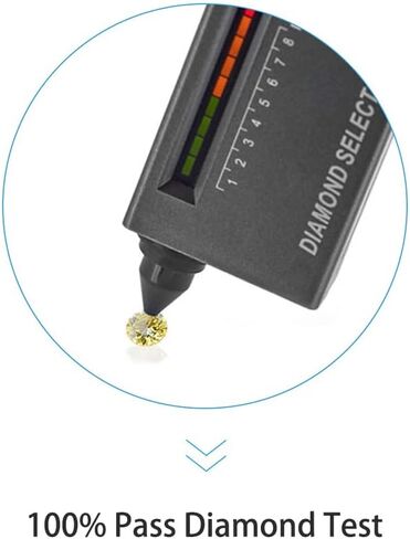 حجر مويسانيتي أصفر اللون من Vivi قطع مستدير 0.5-5.0ct VVS1 ألماس مويسانيتي معتمد مع اختبار الماس بشهادة GRA in Kuwait