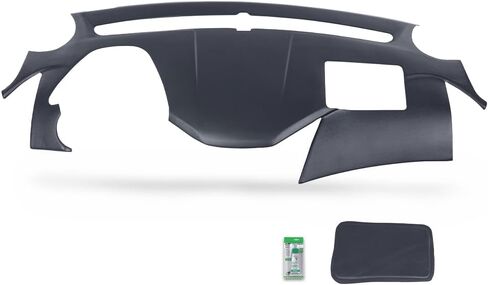 G-PLUS TPE Dash Cover Compatible with Chevy Silverado (LS, LT, WT, Base)/ GMC Sierra (SL, SLE, WT, Base) 2007-2013 Black in Saudi Arabia