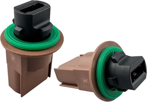 2Pcs Turn Signal Socket Fit for Jeep Grand Cherokee 2011-2021 3.0L/3.6L/5.7L/6.4L Headlights Front Replace 68110996AA 68110996AB 68110996AC 68110996AD 68236108AE ABS Material in Kuwait