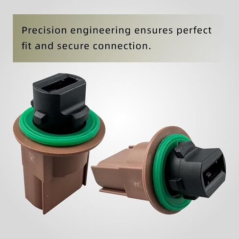 2Pcs Turn Signal Socket Fit for Jeep Grand Cherokee 2011-2021 3.0L/3.6L/5.7L/6.4L Headlights Front Replace 68110996AA 68110996AB 68110996AC 68110996AD 68236108AE ABS Material in Kuwait