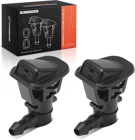 A-Premium Front Windshield Washer Nozzles Compatible with Jeep JK Series Wrangler 2013-2017, Wrangler JK 2018, Spray Jet Kit, Left & Right Side, Set of 2 in Kuwait