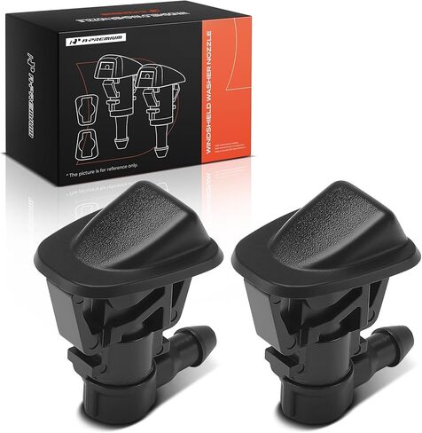 A-Premium Front Windshield Washer Nozzles Compatible with Jeep JK Series Wrangler 2013-2017, Wrangler JK 2018, Spray Jet Kit, Left & Right Side, Set of 2 in Kuwait