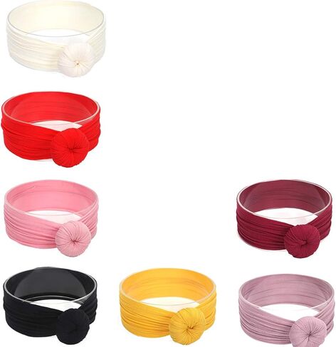 قبعة أطفال Udobuy® 7 قطع من عصابة الرأس نسخة محدثة - قبعة مستشفى أرنب ناعمة ولطيفة لحديثي الولادة in Kuwait