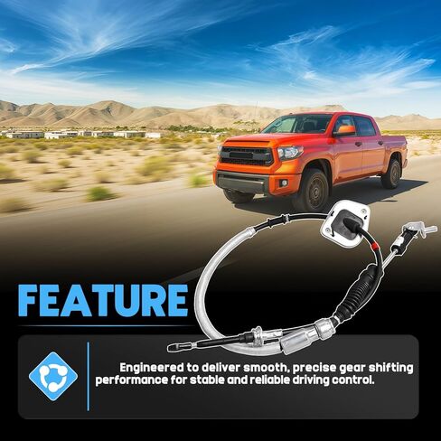 كابل التحكم في التحول متوافق مع تويوتا تندرا 5.7L V8 2007-2021 مناسب لتويوتا سيكويا 5.7L V8 2008-2022 كابل ناقل الحركة الأوتوماتيكي استبدال 33820-0C090 338200C090 in Kuwait