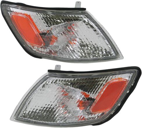TRQ Corner Light Set Driver & Passenger Side Compatible with 1997-1999 Lexus ES300 LX2530101 LX2531101 in Saudi Arabia