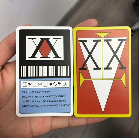 HXH Hunter ID Card, Hunter Exam- Anime Manga Cosplay Accessories Merch Gift (Red) in Saudi Arabia