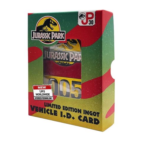 Jurassic Park 30th Anniversary Replica Vehicle I.D Ingot in Saudi Arabia