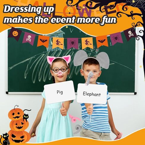 9 Pcs Elephant and Pig Costume Accessories for Dress up Animal Cosplay Party Supplies, Book Story Character Costume Accessories in Kuwait