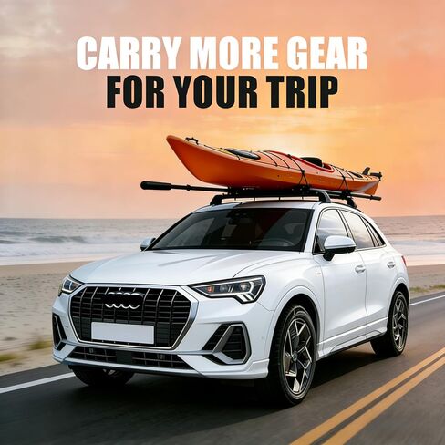 SYDSZ Roof Rack Cross Bars 300lb Compatible with Audi Q5 FY 2018-2026, Flush Side Rails, Heavy Duty Anti-Theft Aluminum Roof Rails Crossbars Rooftop Luggage Racks Carrier in Saudi Arabia