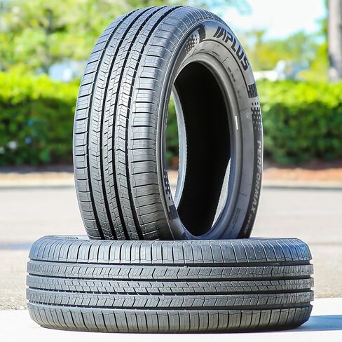 مجموعة من 2 (اثنين) إطارات Aplus بيرفورماكس SUV/CUV Truck/SUV لجميع المواسم للطرق السريعة - 245/65R17 245/65/17 245/65-17 نطاق تحميل 107H SL 4-Ply BSW جدار جانبي أسود UTQG 620AA in Saudi Arabia