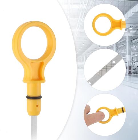 Car Engine Oil Dipstick Replacement OEM#CJ5Z-6750-A,Professional Double Hole Dip Stick Car Accessories for Checking Oil Compatible with Ford Lincoln for 2.0L Eco(for Ford) in Saudi Arabia