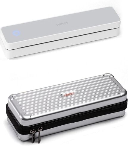 HPRT Portable Printer White& Portable Printer Case in Saudi Arabia