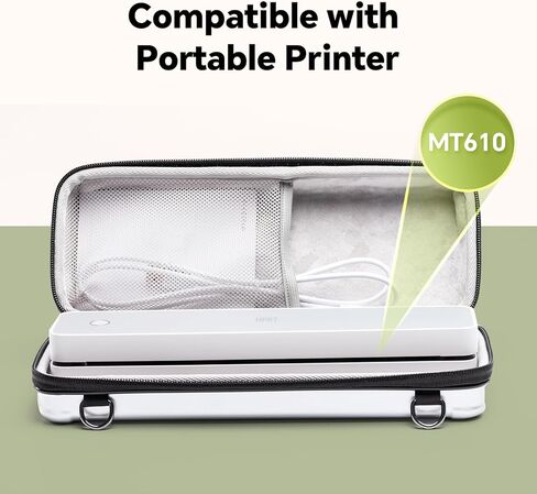 HPRT Portable Printer White& Portable Printer Case in Saudi Arabia