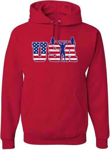 سويت شيرت رياضي بشعار Wild Bobby Team USA Sports Stars Stripes in Saudi Arabia
