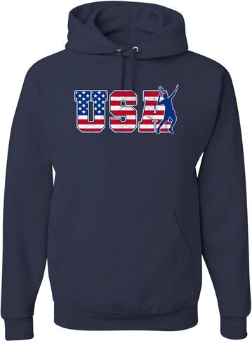 سويت شيرت رياضي بشعار Wild Bobby Team USA Sports Stars Stripes in Saudi Arabia