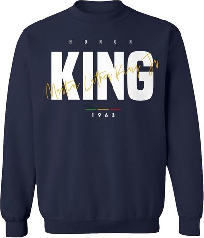 Honor The King 1963 Martin Luther MLK Day Celebration Unisex Crewneck Sweatshirt in Kuwait
