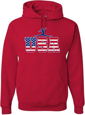 سويت شيرت رياضي بشعار Wild Bobby Team USA Sports Stars Stripes in Saudi Arabia
