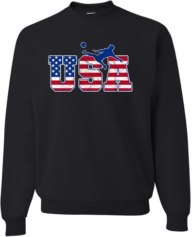 سويت شيرت رياضي بشعار Wild Bobby Team USA Sports Stars Stripes in Saudi Arabia