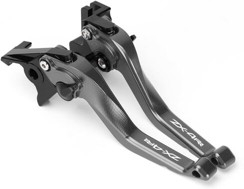 Motorcycle Short Brake Clutch Levers Compatible with K.awasaki Ninja ZX4R ZX4RR 2023 2024 2025 | Front Shorter Levers Handles ZX-4R ZX-4RR ZX 4R 4RR Accessories (ZX4RR-black) in Saudi Arabia