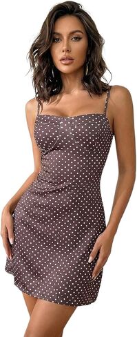 فستان Floerns نسائي قصير بطبعة منقوشة in Kuwait