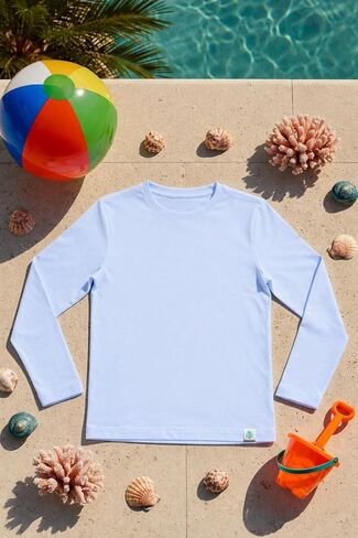 Kids' Long Sleeve Sun Shirt - UPF 50+ Sun Protection - Coco Plum in Kuwait